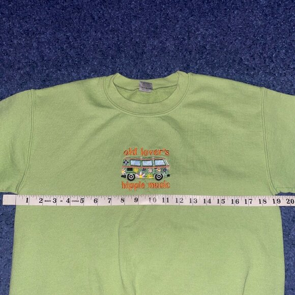 Old Lovers Hippie Music Sweatshirt Dog Hippie Van Racerback Top Peace Rainbow - Picture 7 of 10